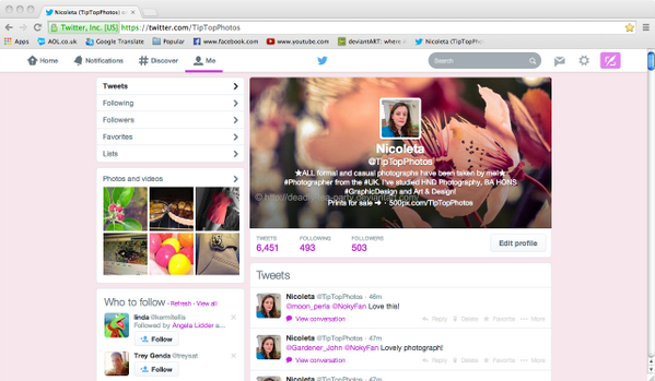 OMG_ImSoAwesome's tweet image. Well here's my #oldTwitterlayout!