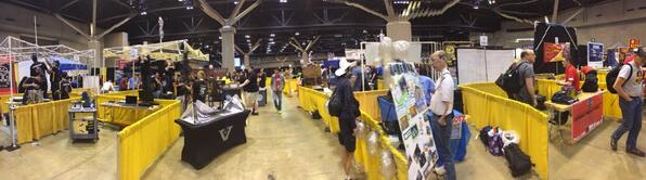 In the pits! Finally here at the World Championship! #omgftc #FIRSTChamp #omgrobots <a href="/FIRSTweets/">FIRST</a> #starkrobotics #ftc