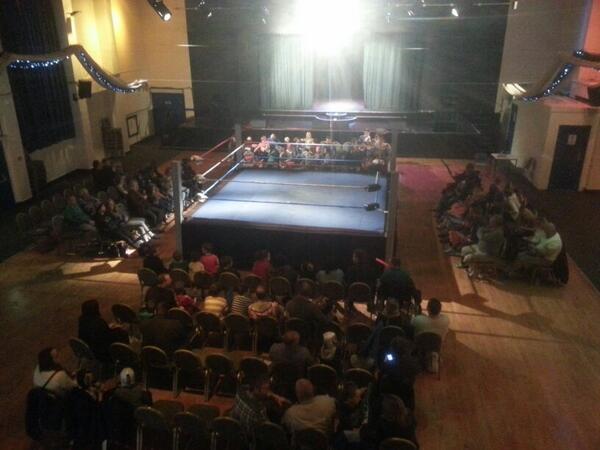 5..4..3..2..1...Showtime!! #WelshWrestling #Tenby