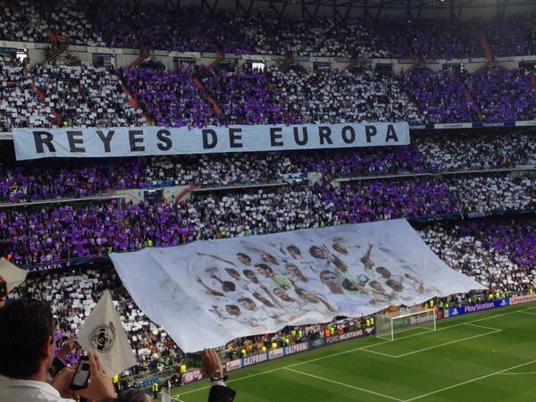 Real Madrid C.F. on Twitter: "¡Reyes de Europa! #RealMadridBayern #RMLive http://t.co/pdNLjeZI8Z" / Twitter