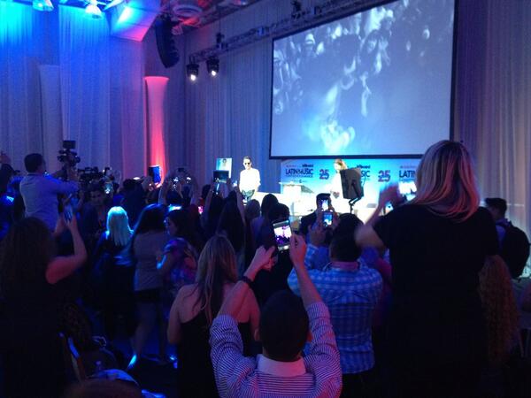 SonyMusicPubLAT's tweet photo. Excited crowd for @MarcAnthony at #BBLatin panel! http://t.co/zKVsXB8Wga