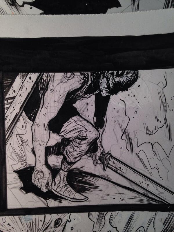 danielwarrenart's tweet photo. After drawing this panel too many times over, I finally got it right!  #makecomics @SciFiRomanceCom http://t.co/XeOTZRthKB