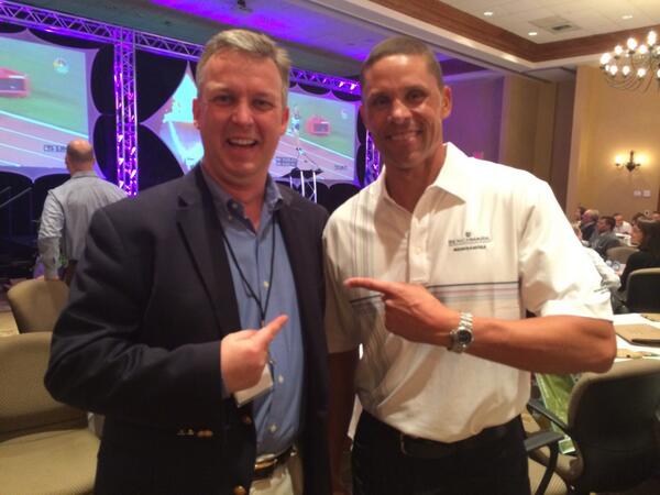 CIOGerald's tweet image. Fantastic speech by World Olympic Champion @DanOBrien at the Benchmark Leadership Conference. Thanks Dan !