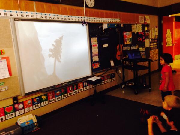 AlisonSudol's tweet photo. This made my day! @7adnama: #gmmes kg students watching #pines @AlisonSudol #bcsd74 they were enjoying it! As did I! http://t.co/C5k2Z9SQzm