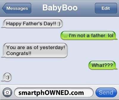 ObliviousMom__'s tweet photo. Probably the worst Father's Day ever for this poor guy? http://t.co/q9jaFxH37Z