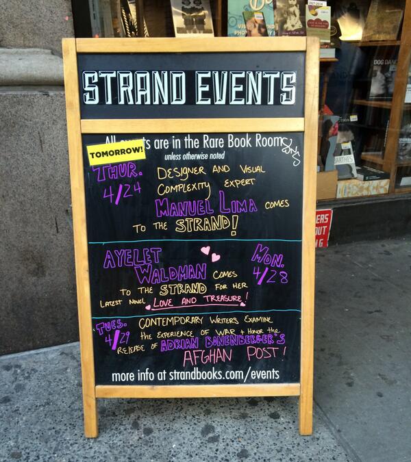 mslima's tweet image. It&apos;s official - Join me tomorrow at 7pm @strandbookstore for the launch of #bookoftrees! bookoftrees.info