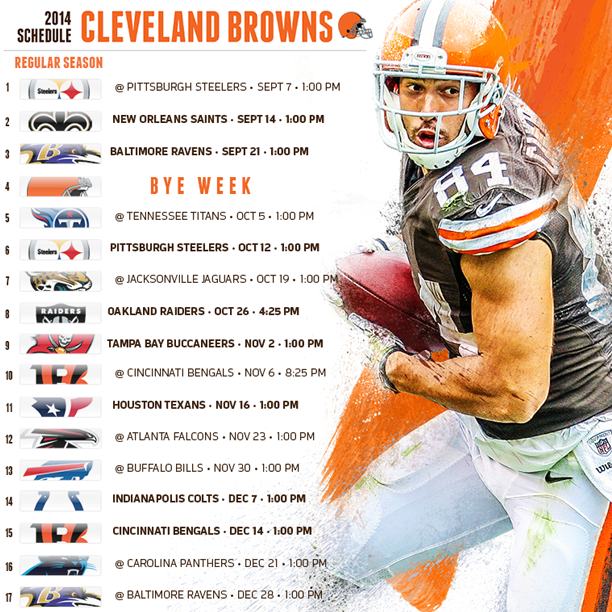 cleveland browns football schedule