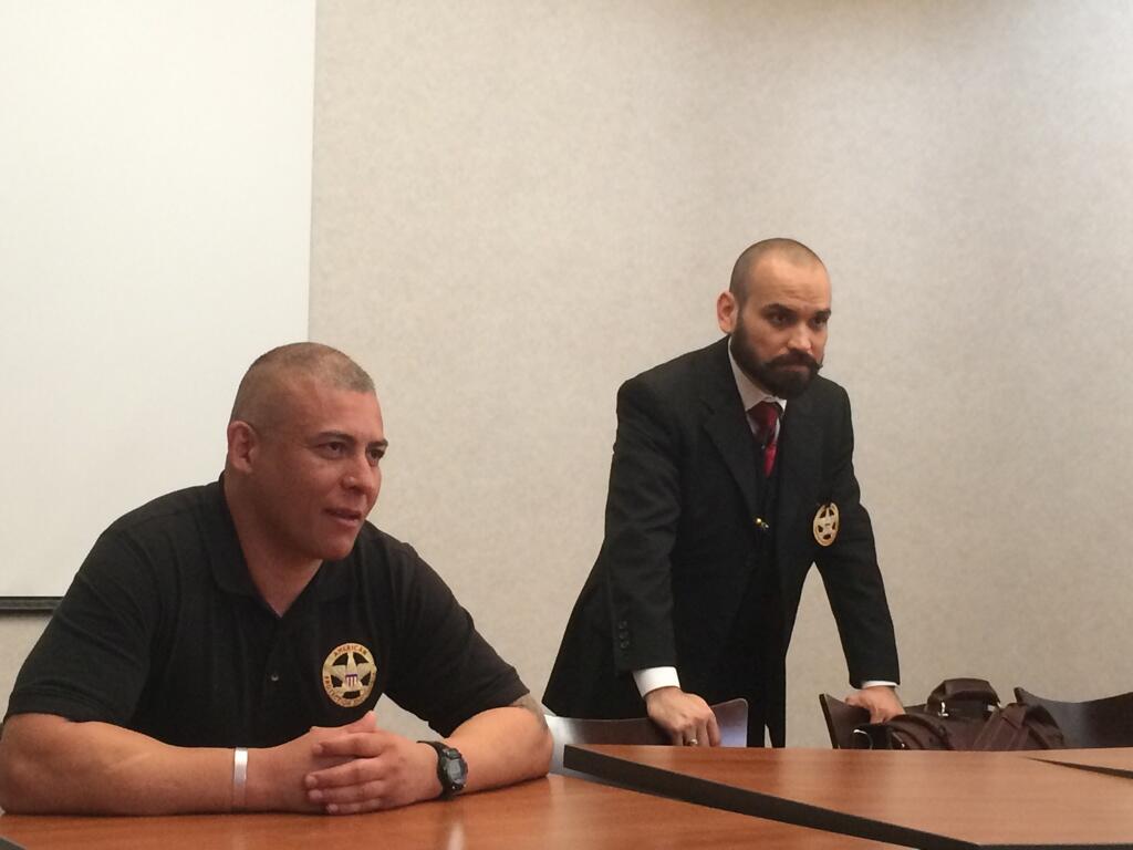 Dave Hendricks on Twitter "Robert Caples and attorney Javier Peña at