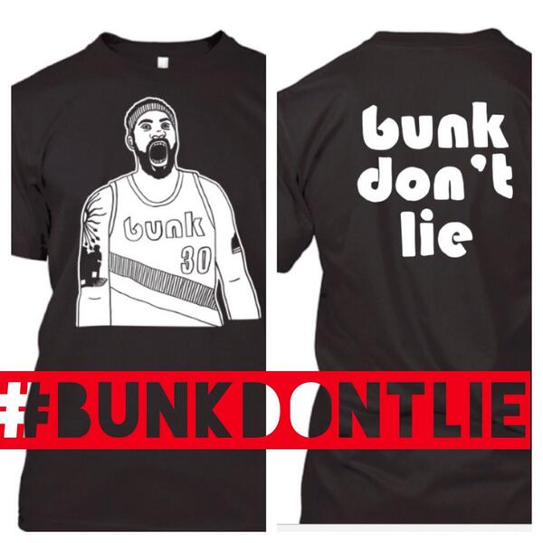 bunksandwiches's tweet image. We're giving away another Sheed shirt tonight! Just holler at us with #bunkdontlie for a chance to win. go #blazers!