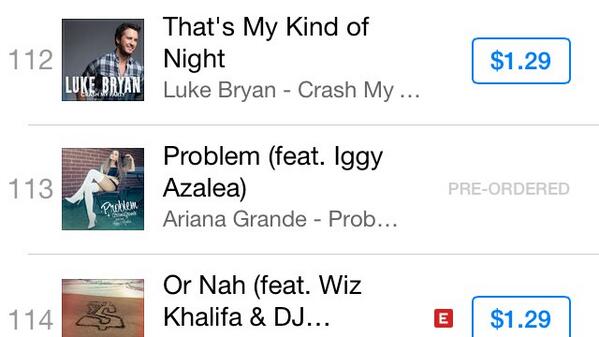 grandemomentzz's tweet image. GET IT TO #1 BEFORE IT GETS RELEASED! #PreOrderProblemOniTunes #4DaysUntilProblem smarturl.it/ArianaProblemiT