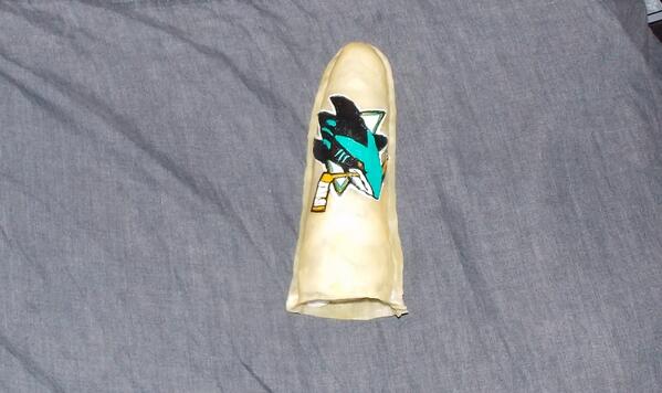 manouite's tweet image. Condom 3D Shark San @SanJoseSharks