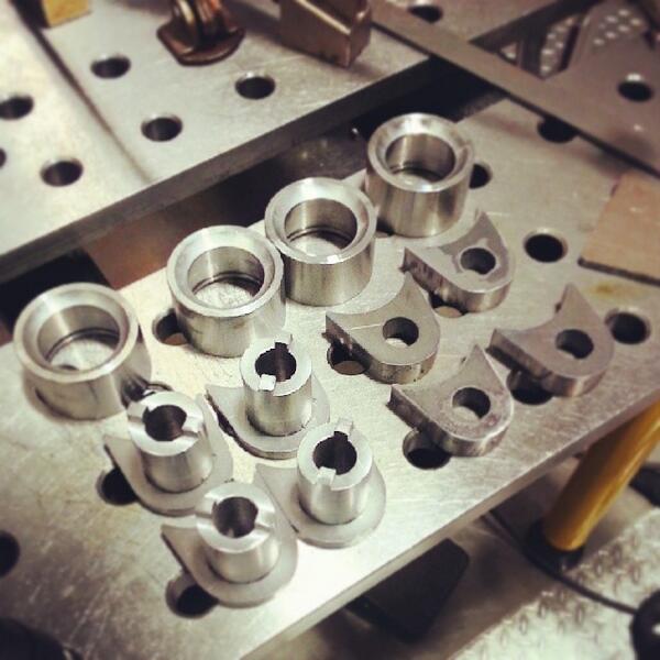 Time to make spares for #fdatl. #innertierod #relocation #drifting #formulad #fabrication #fablife #fabparts #la...