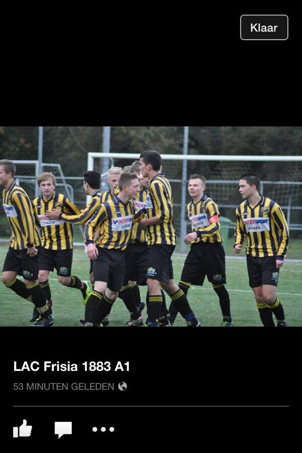 Samvijsma's tweet photo. Matchdayyy! LAC Frisia 1883 A1 - Drachtserboys A1! Aanvang 14.30 op de magere weide! #❤️⚽️ http://t.co/qbI4aIqTc9