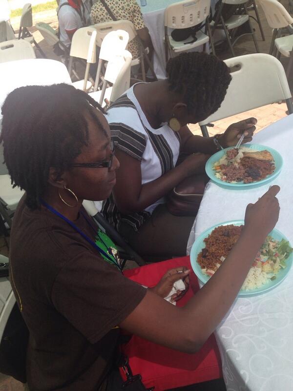 eagamor's tweet image. While we're allowing the ladies to cut us in line (@d41xy &amp;amp; co.)  @kajasha @ttaaggooee #womenequality #BlogCamp2014