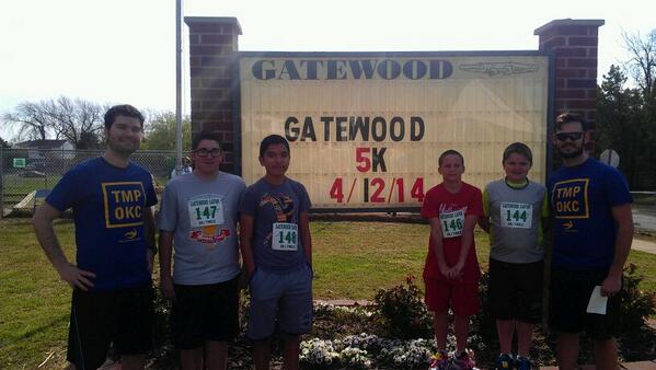 TMPOKC's tweet image. #TMProject #MentorMoment happening right now. LET'S RACE! @GatewoodGators