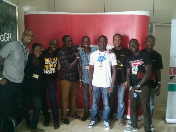 Ghanathink's tweet image. Members at #blogcamp14. @abocco @arielghana @kobebigs @maigagh @natalpha27 @flixtey @seedeblay @encode_1 @kumadorian