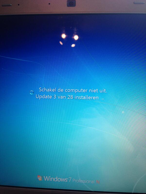 MatsBlankers's tweet image. Het zijn er maar 28 … #Updates #WindowsProblems