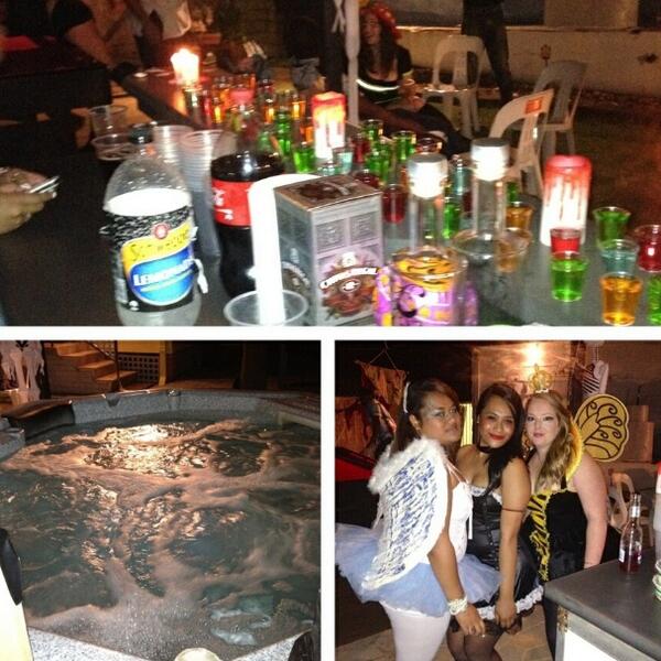 #throwback My costume party preparing another one just before i gap to Aucks drinks up ! Lol