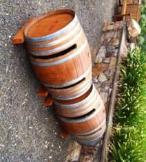 BarossaSpirit's tweet photo. Unique wine barrel bicycle parking rack @StHallettWines #barossa @cyclingweekly @TrekBikes #ComeVisit http://t.co/QLC0PWvdne