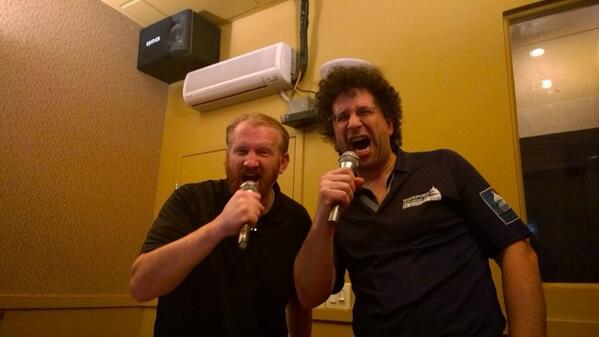 DavidPileggi's tweet image. #SPSBos this is what #ShareAoke looks like. Good times! @joeloleson let em know!