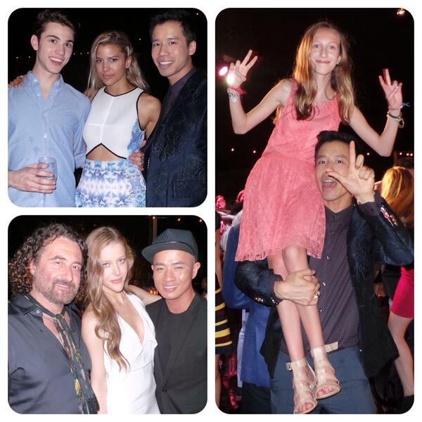 JaredEng's tweet photo. ✌️vibes #georgiajaffe #brittanyandfranzforever @moonmann93 @KenyaKinskiJ @hungvanngo #yootis #glamteam http://t.co/So57I0Ro2R