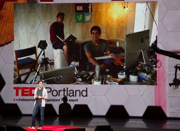 TEDxPortland's tweet image. "You only need a few tools to connect to the world" explains @FinalCutKing #TEDxPDX