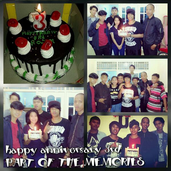Happy anniv 3rd P.O.T.M semoga sukses dan akan lebih baik . Thanks buat semua nya yg sdh ngucapin.\m/.