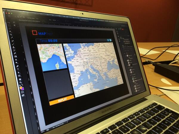 spaceappsbe's tweet image. #mapthis is looking awesome ! Go ahead @jaymelbe @dotnetcoffee cc @DumontRenaud @creativewal #spaceapps #liege