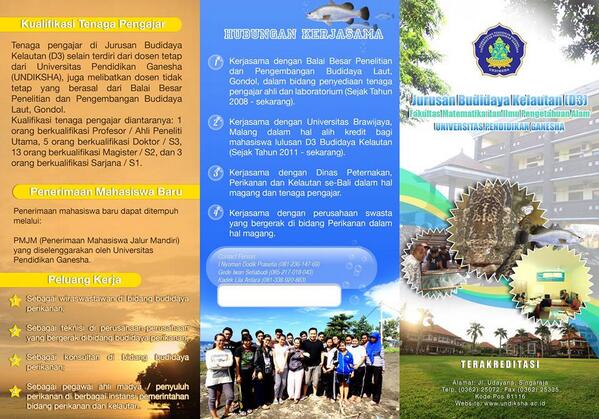 dektol_'s tweet photo. Jurusan Budidaya Kelautan di Undiksha siap menerima dan membimbing anda.Your life start here http://t.co/l2KQeqkaNc