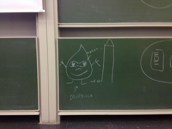 rteijeiro's tweet photo. Drupzilla strikes again at #dcffm http://t.co/kcG23Z7gBD