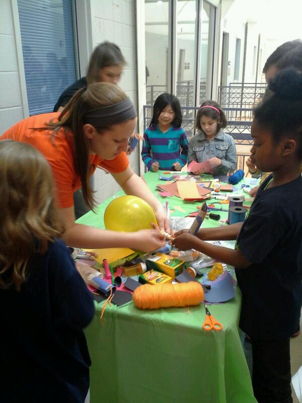 SupriyaHobbs's tweet photo. @SWEtalk @SWEIllinois Teaching girls about Aerospace #Engineering by building paper rockets! #BeThatEngineer http://t.co/bMPFbiE7ti
