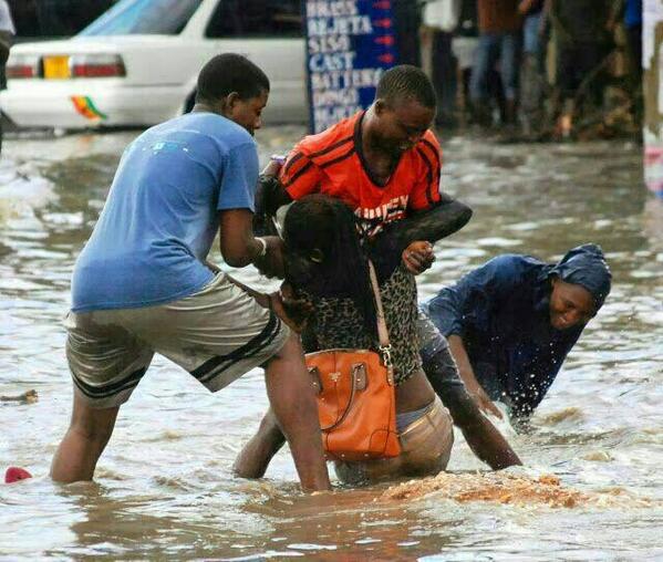 Koomemwambia's tweet image. “@waithash: Dar Floods. It's serious. http://t.co/rzWafXzQAB” Now you can understand the #RunwayExcursion