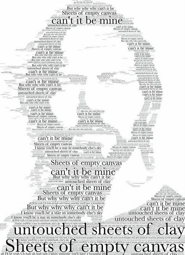 Mister Benn Eddie Vedder Made Using The Lyrics From Black By Pearl Jam Http T Co Tzxs2wok0t Pearljamonline Twofeetthick Http T Co Yjepldffi4