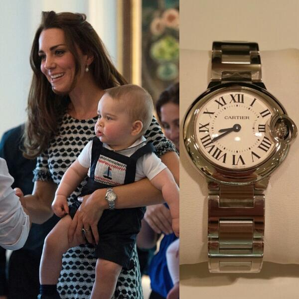 kate middleton watch cartier