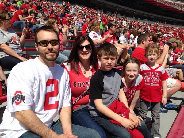 kmagrum's tweet photo. Magrum's love Brutus!! @Brutus_Buckeye #TheShoe http://t.co/egJpeLA3UE