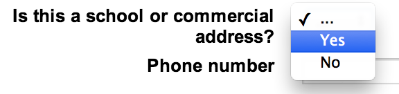 wlue's tweet image. Is this a school or commercial address? ... Yes? #googlecodejam