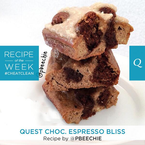 QuestNutrition's tweet photo. RT if you love chocolate or espresso! Try this decadent #CheatClean recipe by @pbeechie - http://t.co/1wneo9TnHI. http://t.co/RqVJZZZj4E