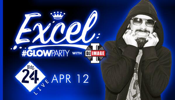 Building24's tweet image. #BLDG24 #Glowparty tonight at 10pm! #DJEXCEL &amp;amp; #DJIMAGE- $5 DBL well drinks and #FREE #COVER with College ID!