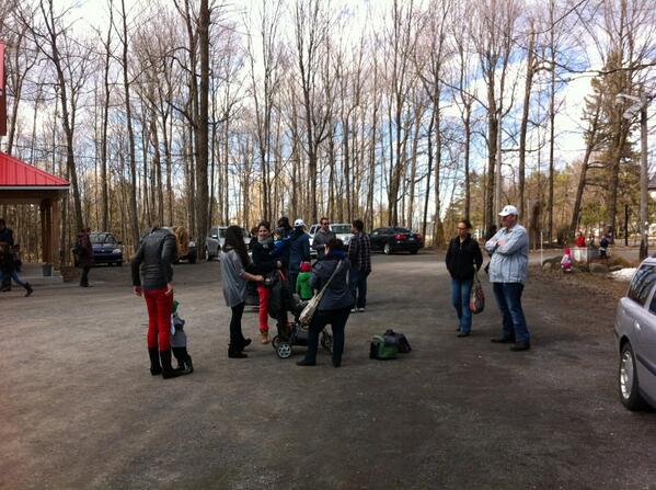 _maxbd's tweet image. #CabaneaSucre Ça sent le printemps!