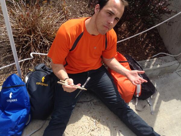 KimballHill's tweet photo. We only eat with chopsticks that we widdle. #Q136 #WaffleSquad #questival #gearforgood http://t.co/qON2UOQI8Q