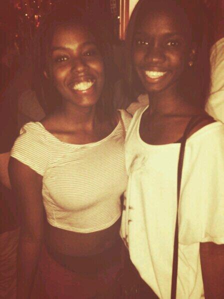 slayrena_'s tweet image. Happy I got to see @ohmyj0y yesterday. I missed her. #GradBash2k14