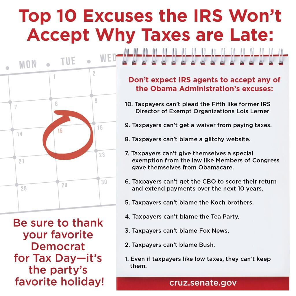 Top ten IRS 