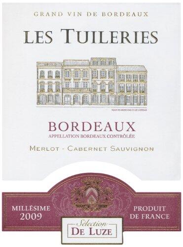 GWineStore's tweet photo. 2009 Les Tuileries - Bordeaux AOC Bordeaux Red Blend 750 mL - http://t.co/i7GuuZ4oB4 http://t.co/VtNNKVmc4O