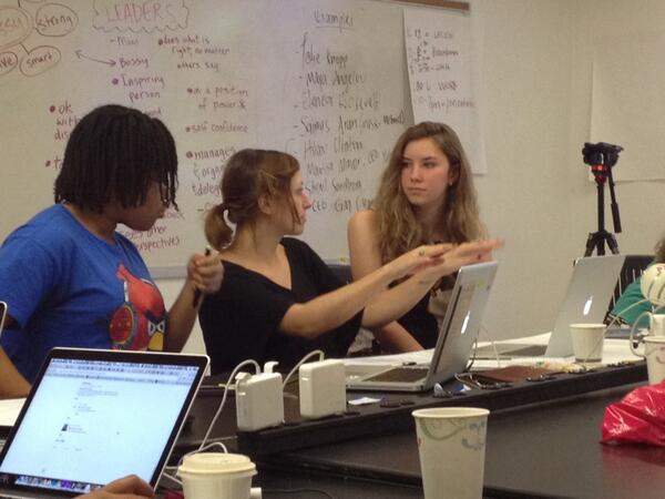 cvharquail's tweet image. This is what a feminist hackathon looks like. #hackitback