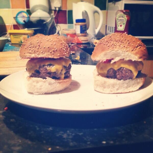 Attempted to create my own <a href="/BreadMeatsBread/">Bread Meats Bread</a> burgers, sadly not the same! #whatsthesecretrecipe