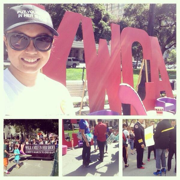 xtinabwells's tweet photo. Great day to volunteer at "Walk a Mile in Her Shoes" supporting the YWCA! http://t.co/uRIkbbFuIa