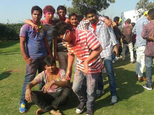 Enjoy holi party to much with my frnds