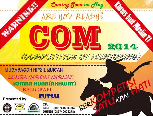 Competition of Mentoring! Coming soon on May! @TI_ZERONINE <a href="/TI2010UNIVERSE/">TI2010 UNIVERSE</a> <a href="/Evander_Undip/">IE Undip 2011</a> @IEundip_12 <a href="/TIundip2013/">T. Industri UNDIP'13</a>