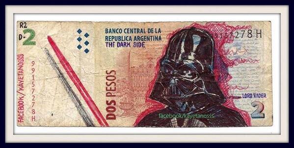 LaPostaAR's tweet photo. Darth Mitre! http://t.co/IXMSG8UjgU