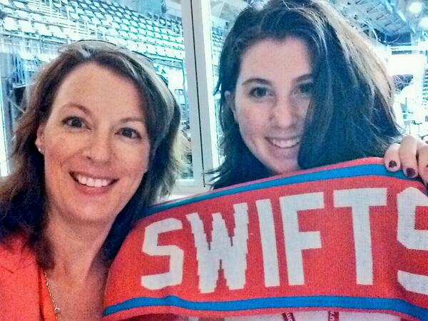 KazStocks's tweet image. Pretty pumped to be @ANZChamps #SWIvVIX game today! Thanks so much @TheNSWswifts for having us